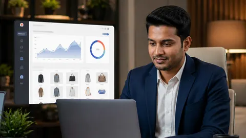 বাংলাদেশের একজন উদ্যোক্তা Pathao Commerce ড্যাশবোর্ড দিয়ে অনলাইন ব্যবসা পরিচালনা করছেন
