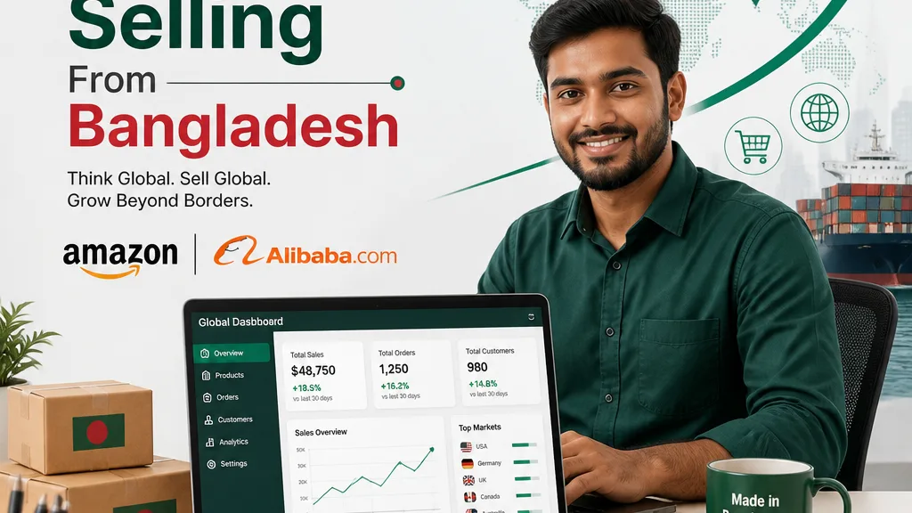 Amazon ও Alibaba-তে পণ্য বিক্রি এখন সহজ — বাংলাদেশ ব্যাংকের নতুন অনুমতি ২০২৬
