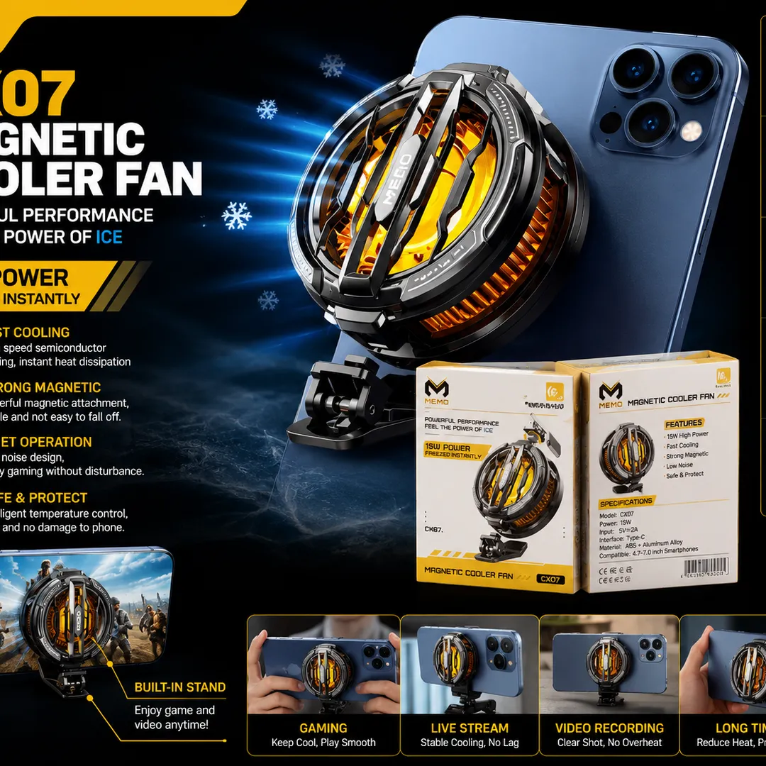 Memo CX07 Magnetic Phone Cooler Fan