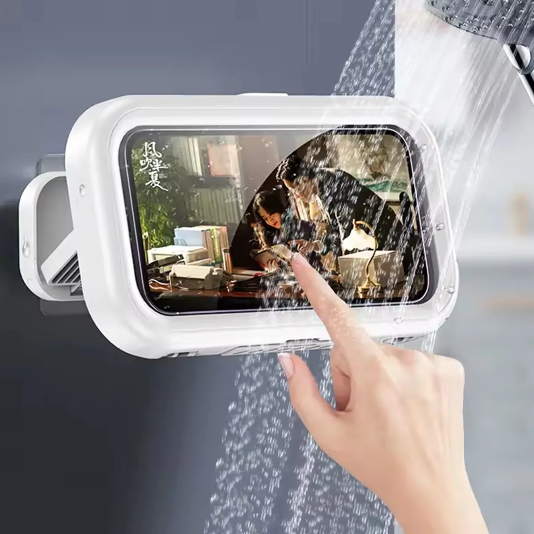 Mobile Phone Waterproof Box Bathroom Shower Phone Placement Box